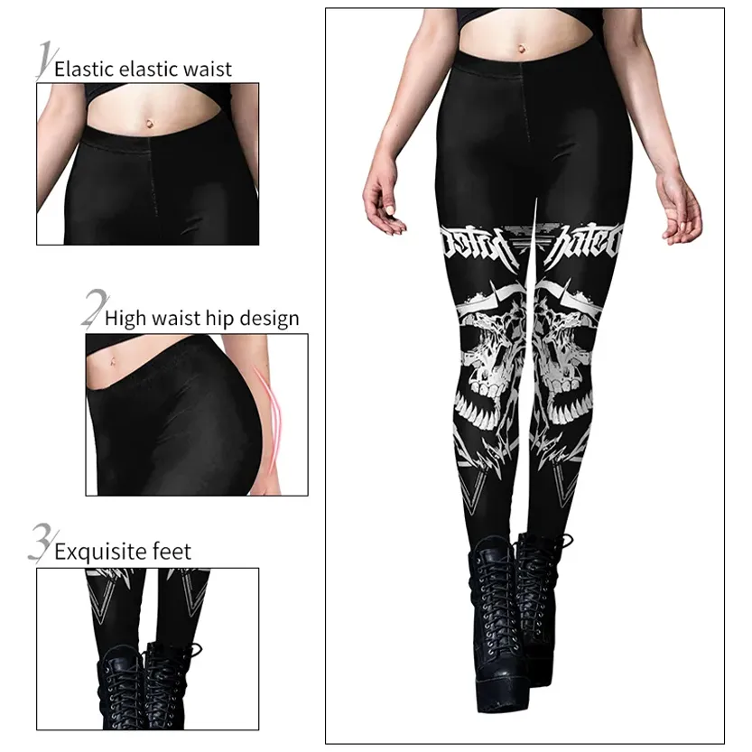 Funki Buys | Pants | Women's Dark Grunge Gothic Punk Legging