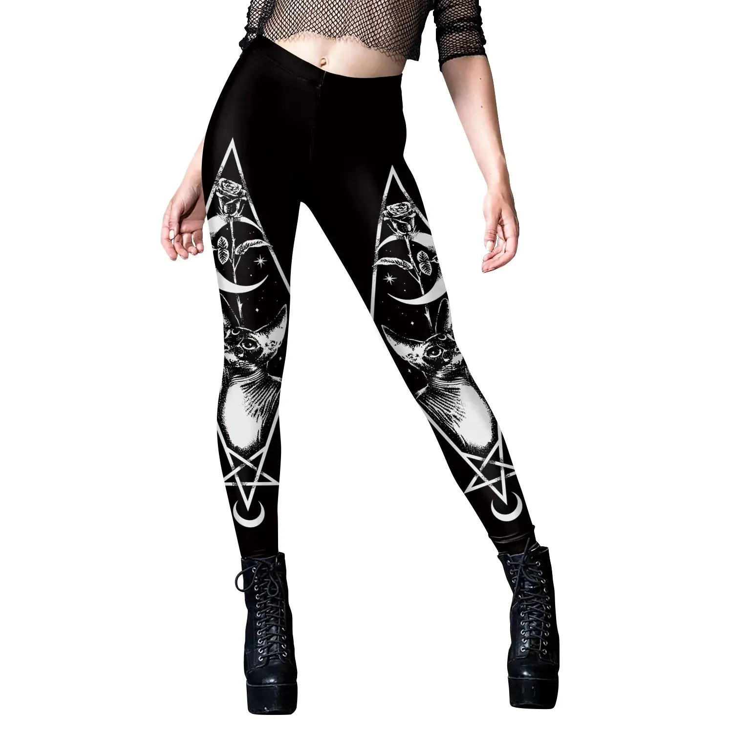 Funki Buys | Pants | Women's Dark Grunge Gothic Punk Legging