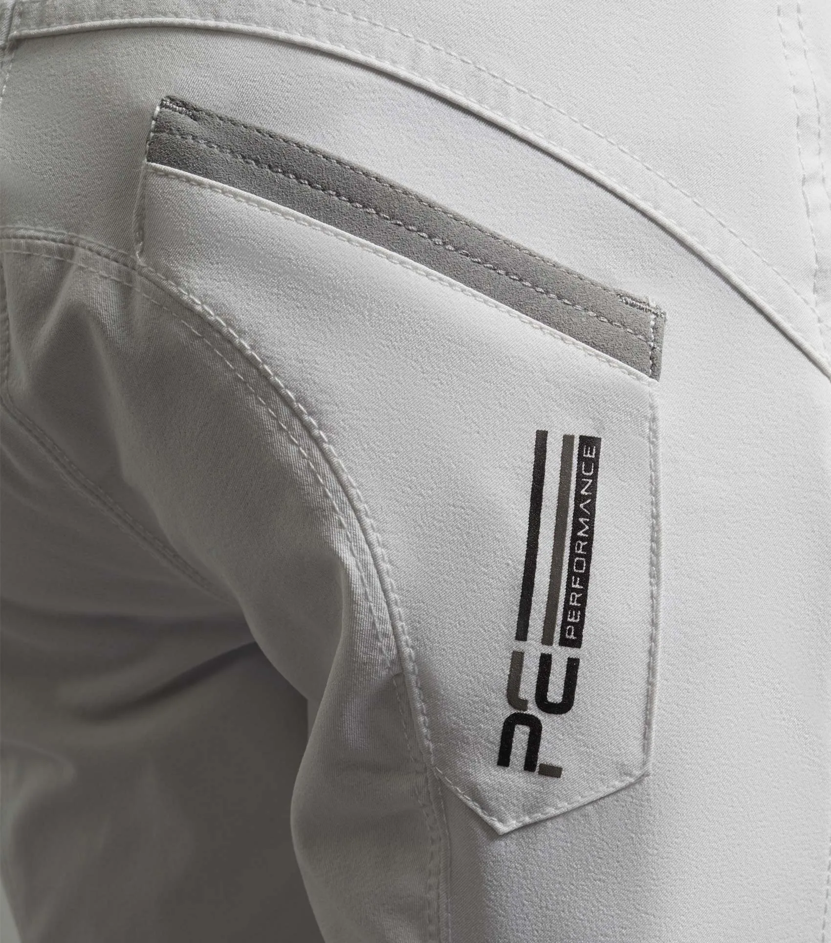 Gando Boys Gel Knee Competition Riding Breeches White