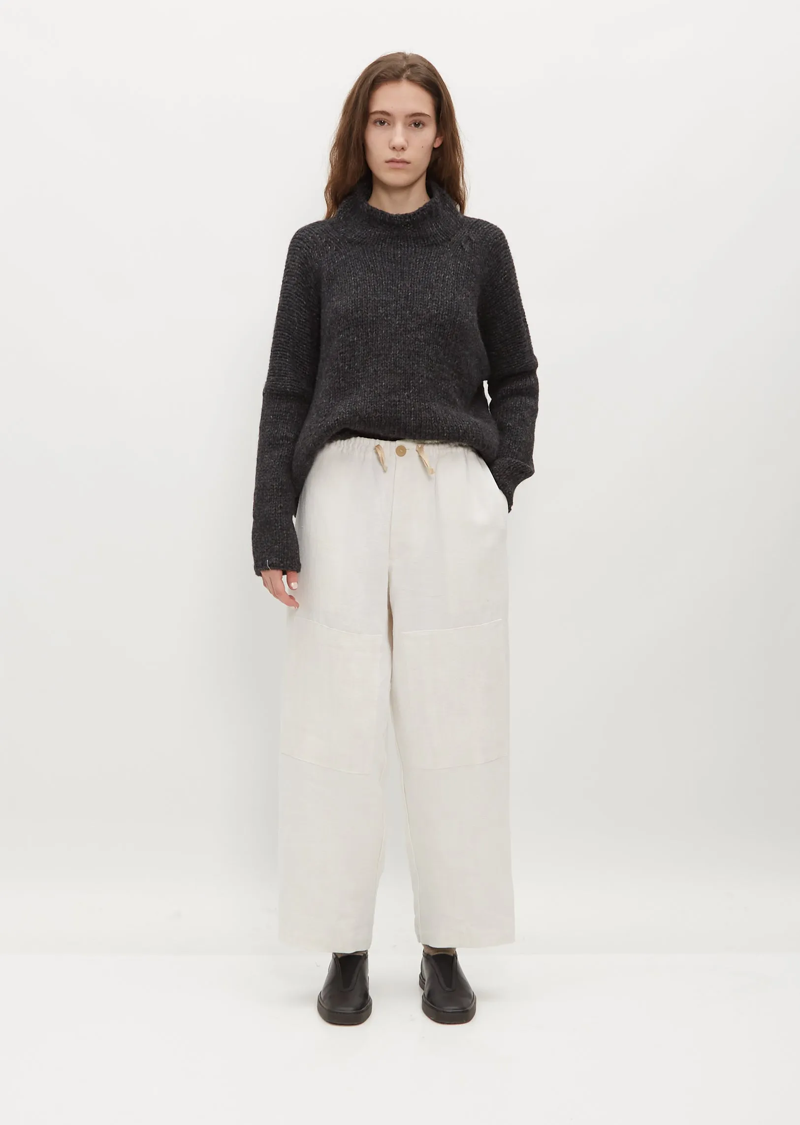 Gatherers Trousers — Biscuit