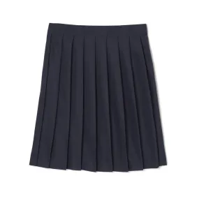 Girl's Pleated Skirt Below The Knee - Navy