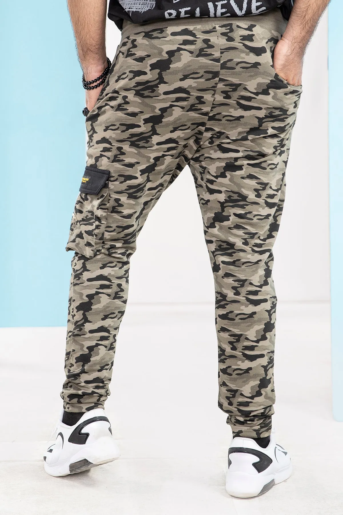 Green Camo Trouser (Plus Size) - S21 - MTR011P