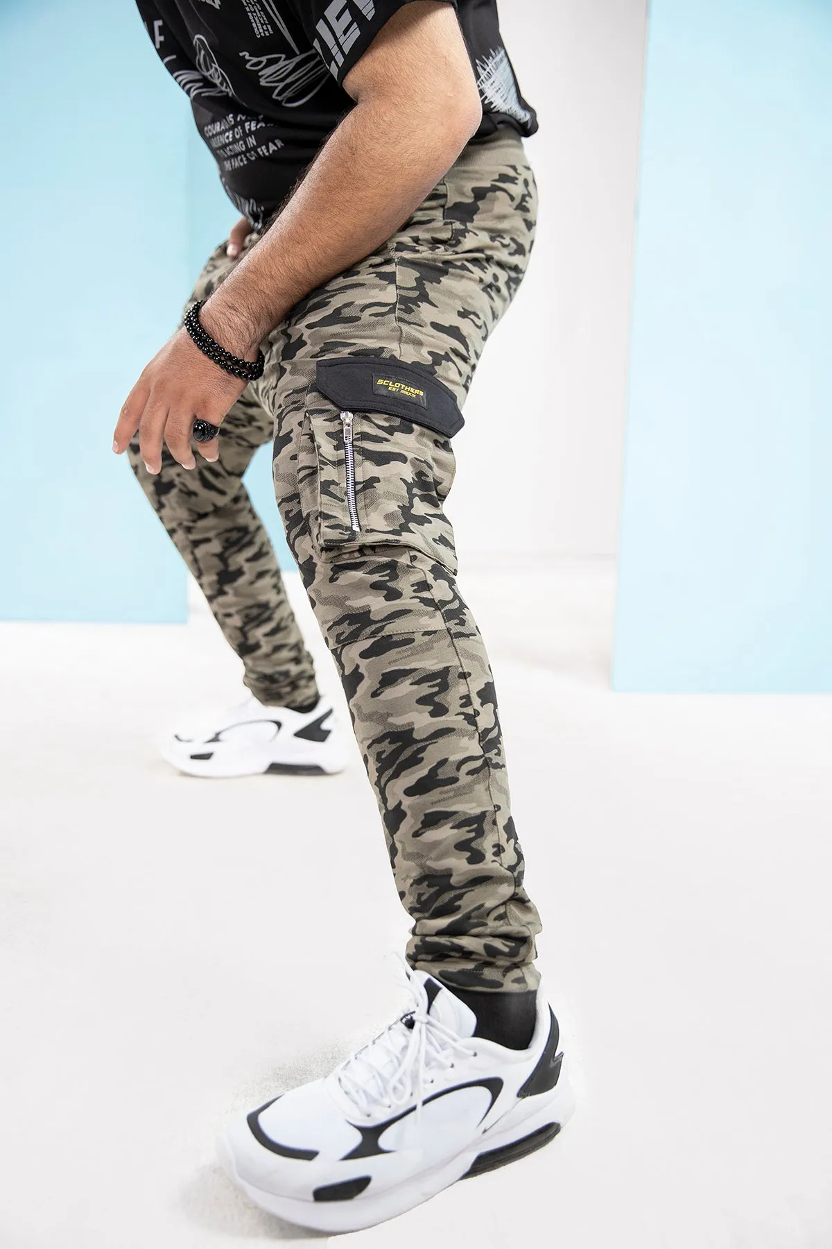 Green Camo Trouser (Plus Size) - S21 - MTR011P