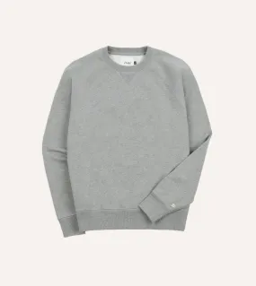 Grey Brushed Cotton Jersey Sweatshirt