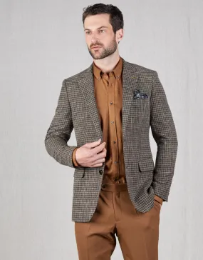 Hawker Brown & Blue Guncheck Blazer