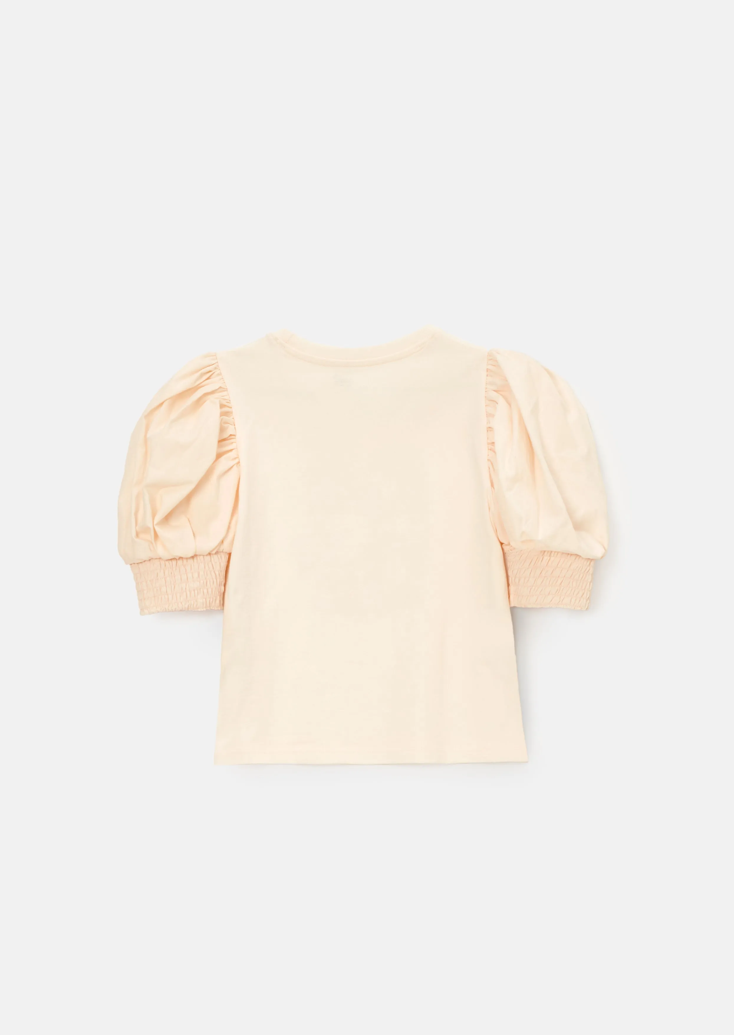 Heidi Pink Puff Sleeve Rock Tee