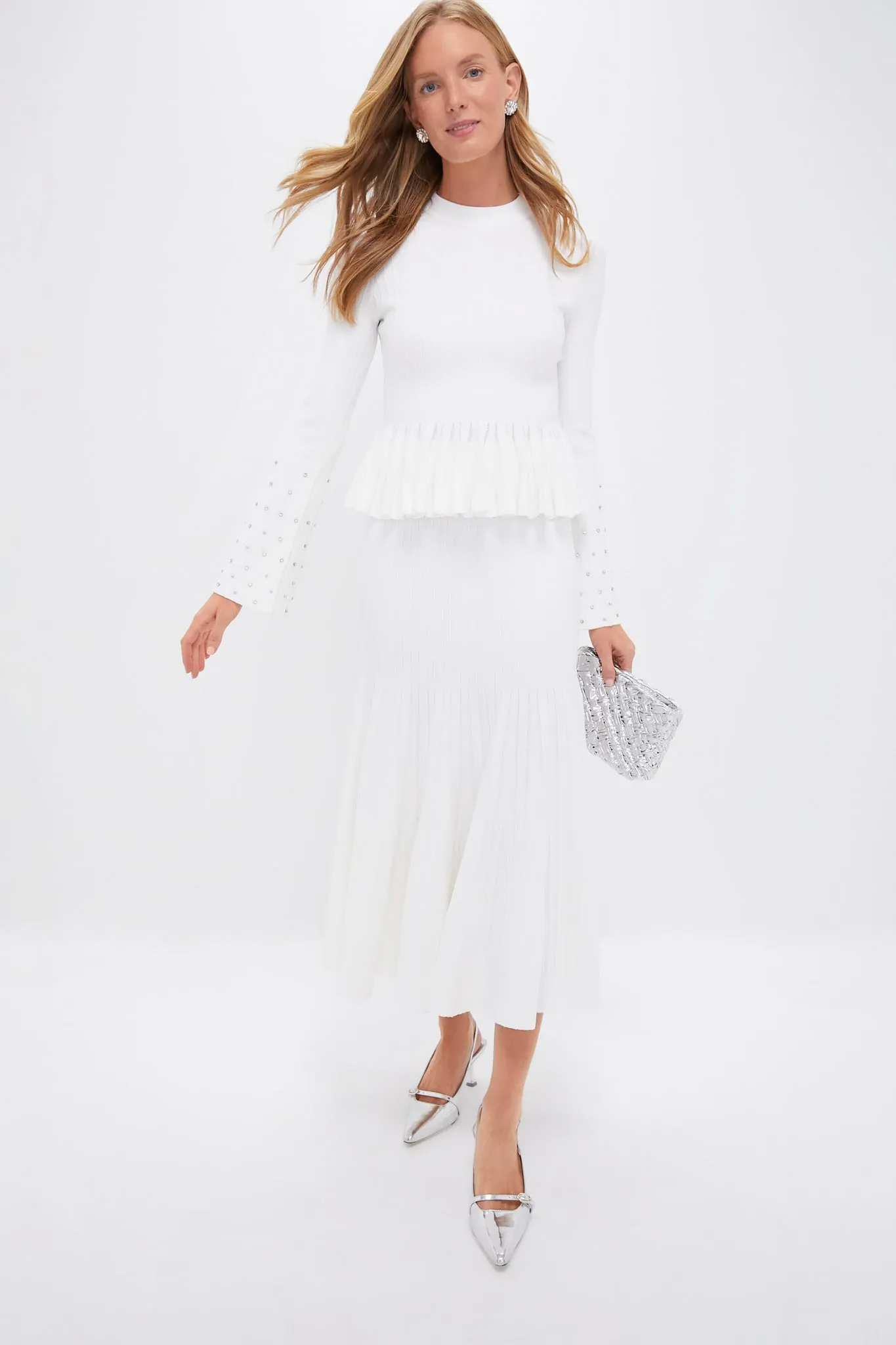 Ivory Anitha Midi Skirt