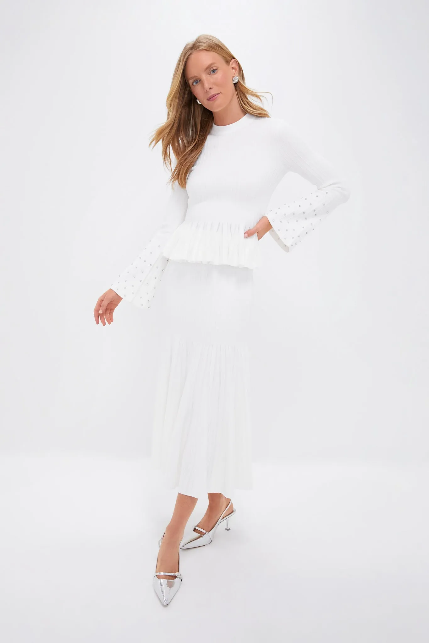 Ivory Anitha Midi Skirt