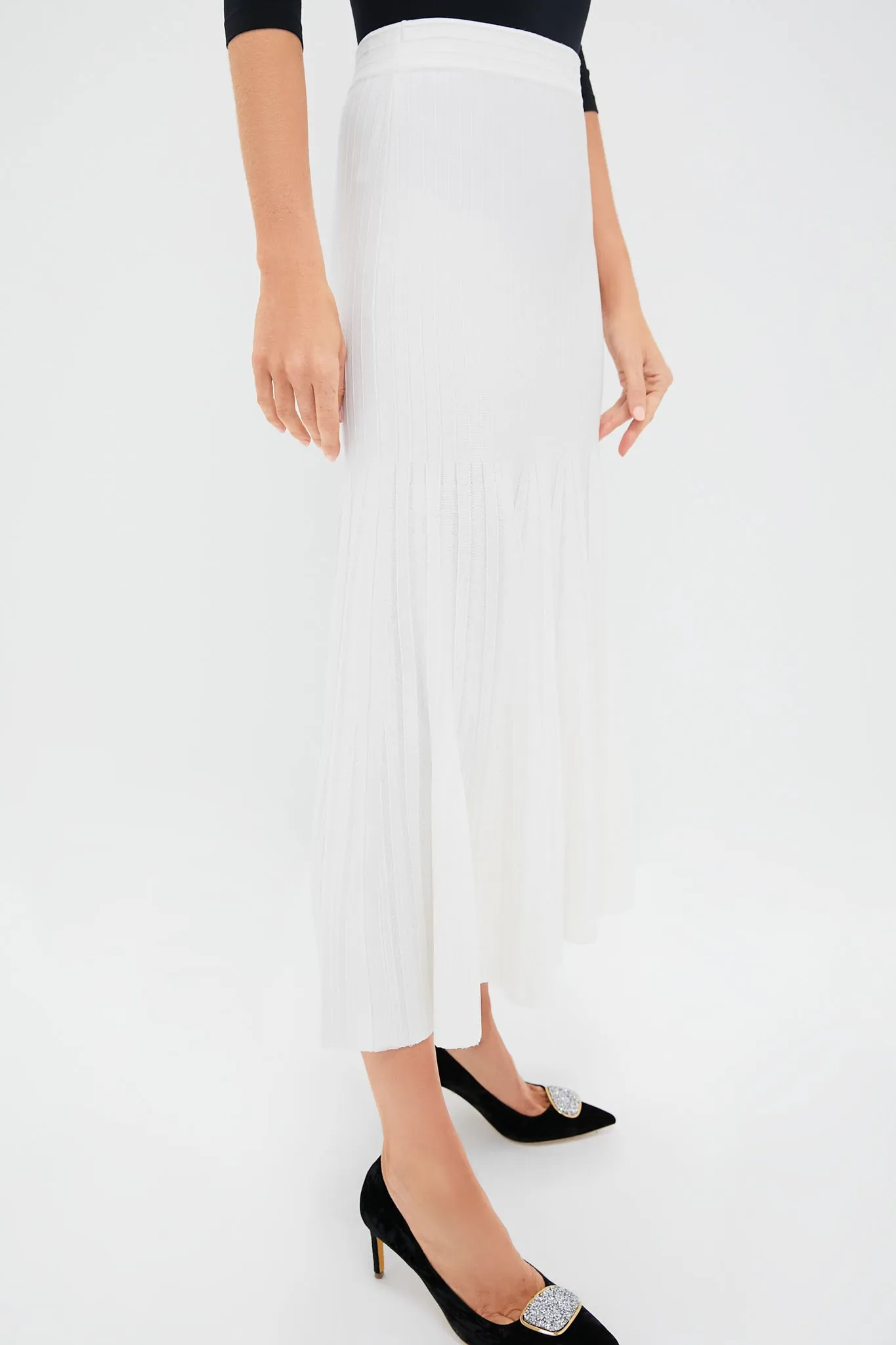 Ivory Anitha Midi Skirt