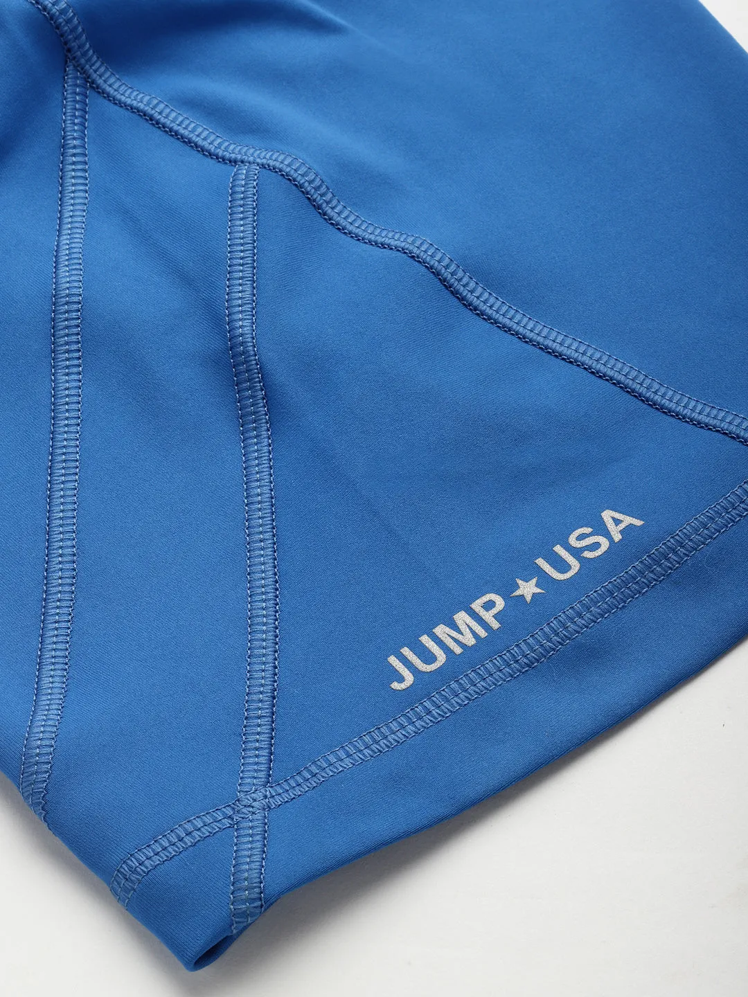 JUMP USA Men Algier Blue Rapid Dry-Fit Solid Training Short Tights