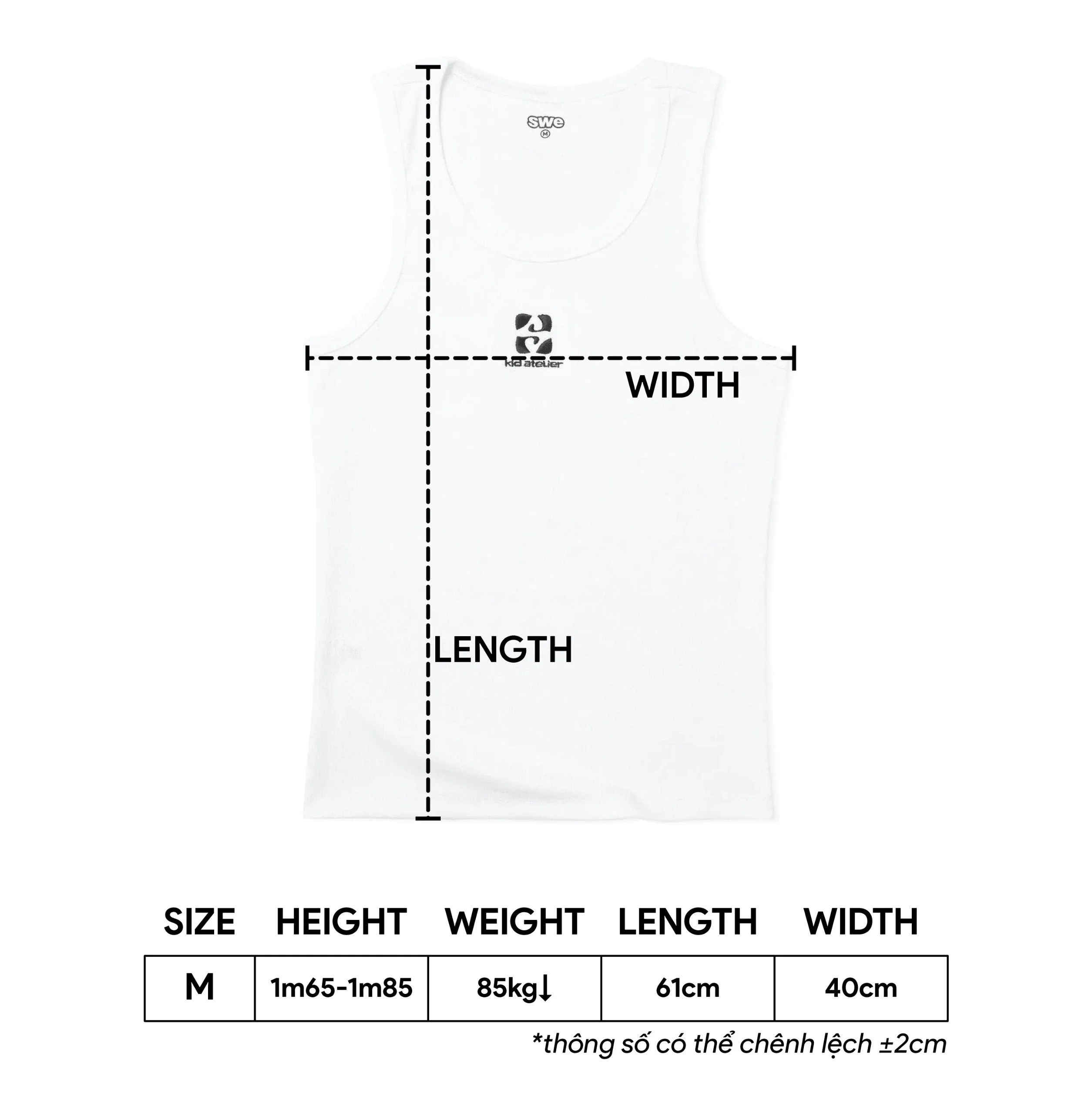 KA TANK TOP - WHITE (MEN)