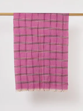 Keegan Printed Scarf - Fuchsia