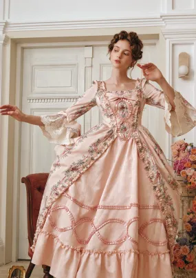 Lady Flora French Court Corset Dress