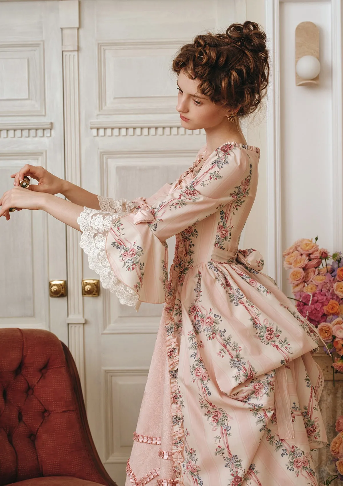 Lady Flora French Court Corset Dress