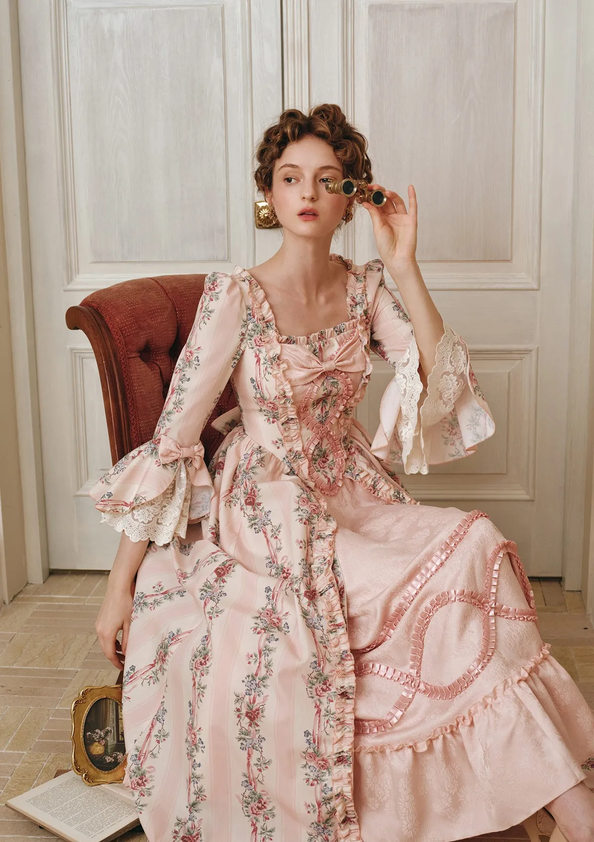 Lady Flora French Court Corset Dress