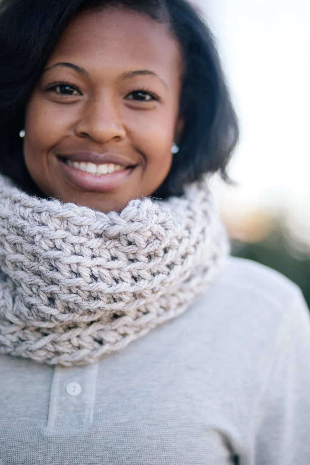 Level 4 Infinity Lite Snood // Crochet PDF Pattern