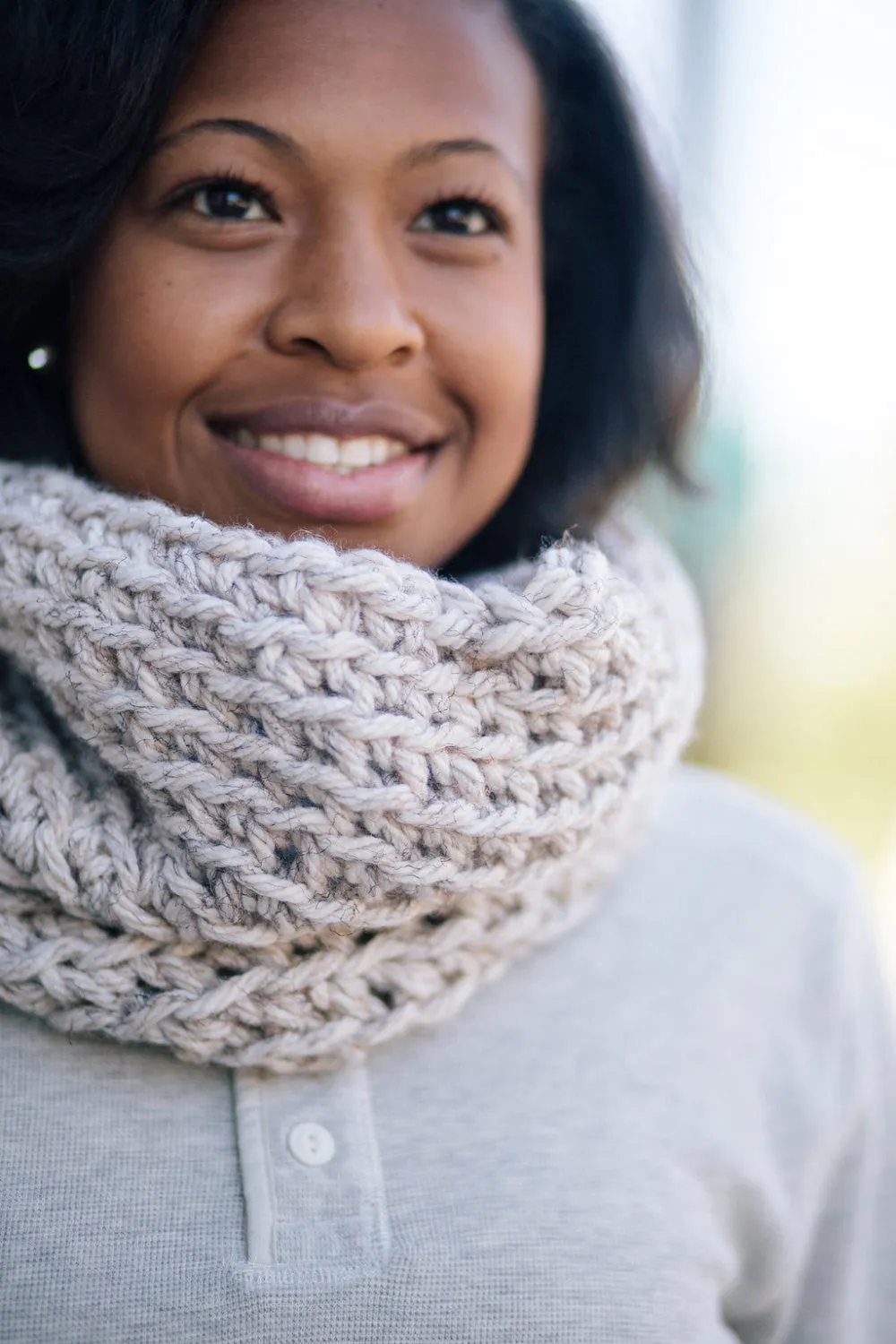 Level 4 Infinity Lite Snood // Crochet PDF Pattern