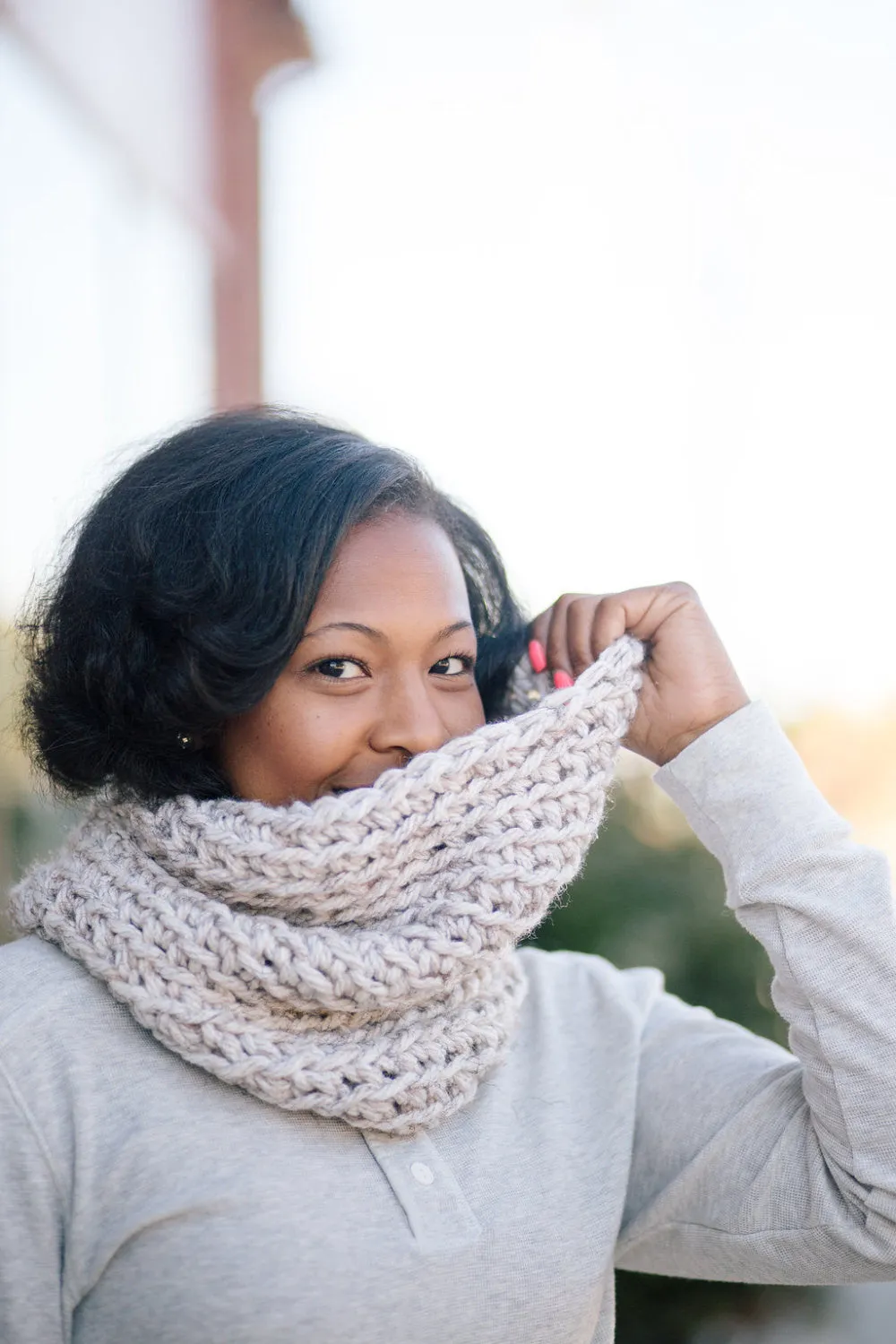 Level 4 Infinity Lite Snood // Crochet PDF Pattern