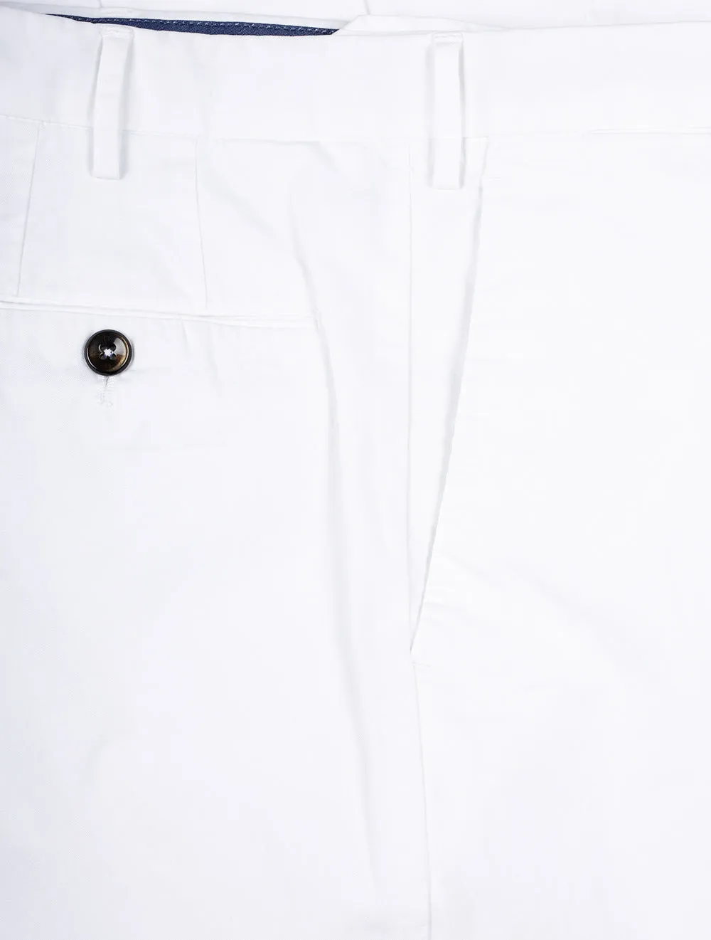 Light Stretch Gabardine Trouser White