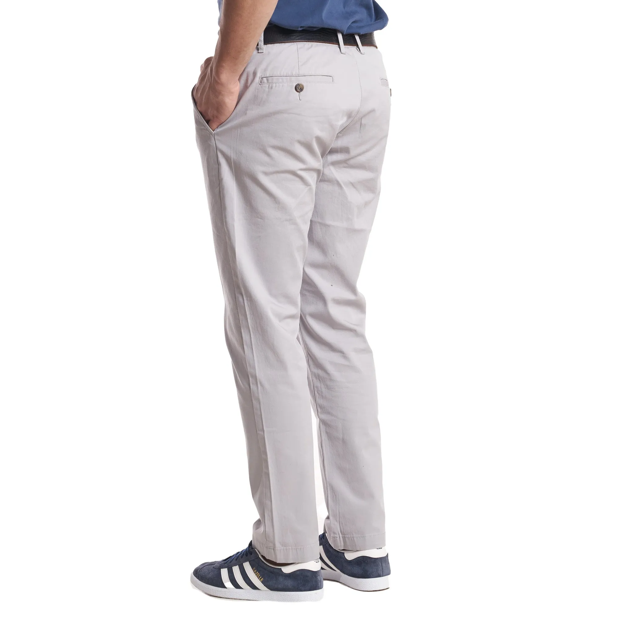 Lightweight Stretch Chinos Standard Fit - Grey