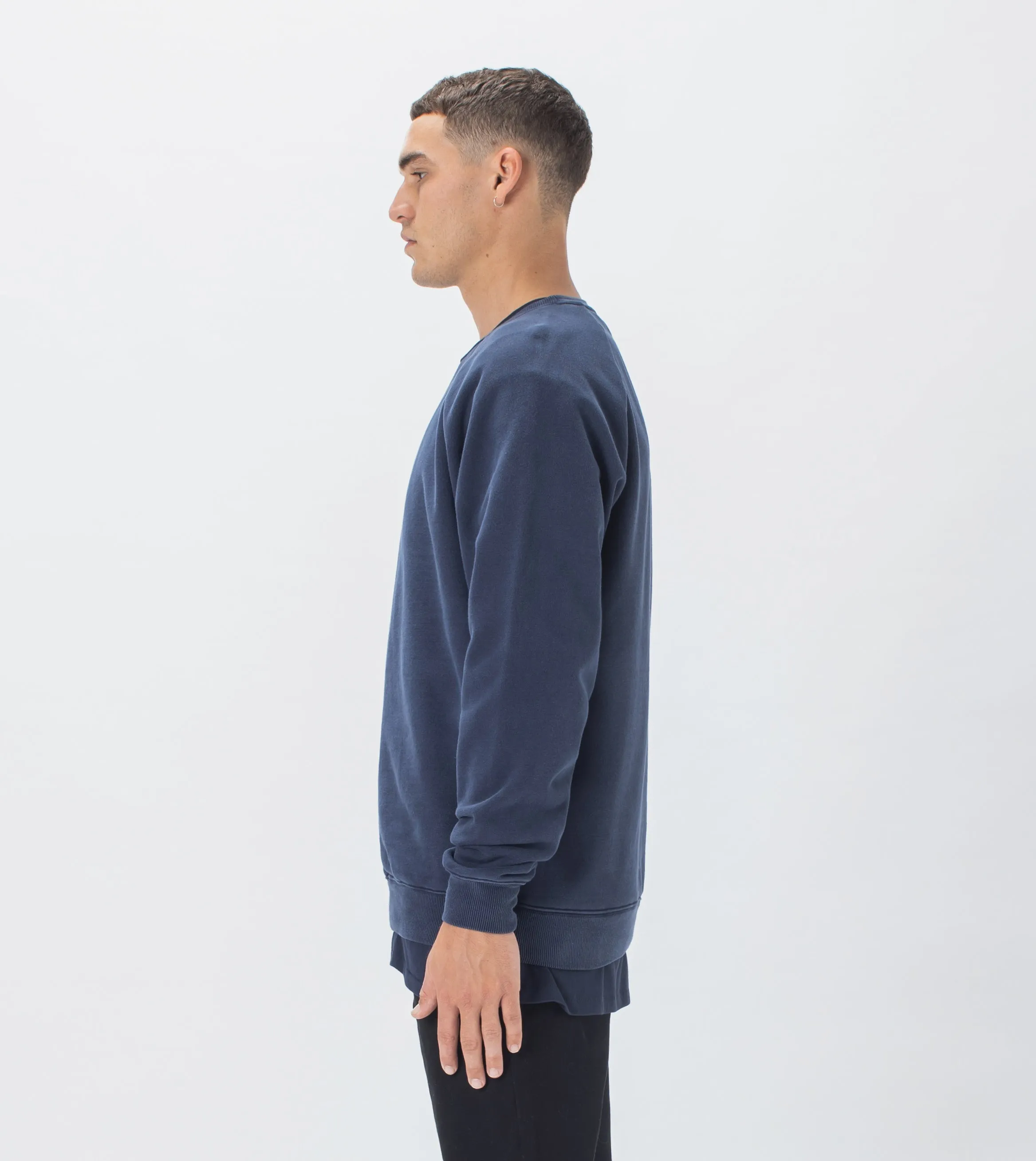 Lowgo Raglan Crew Sweat GD Indigo