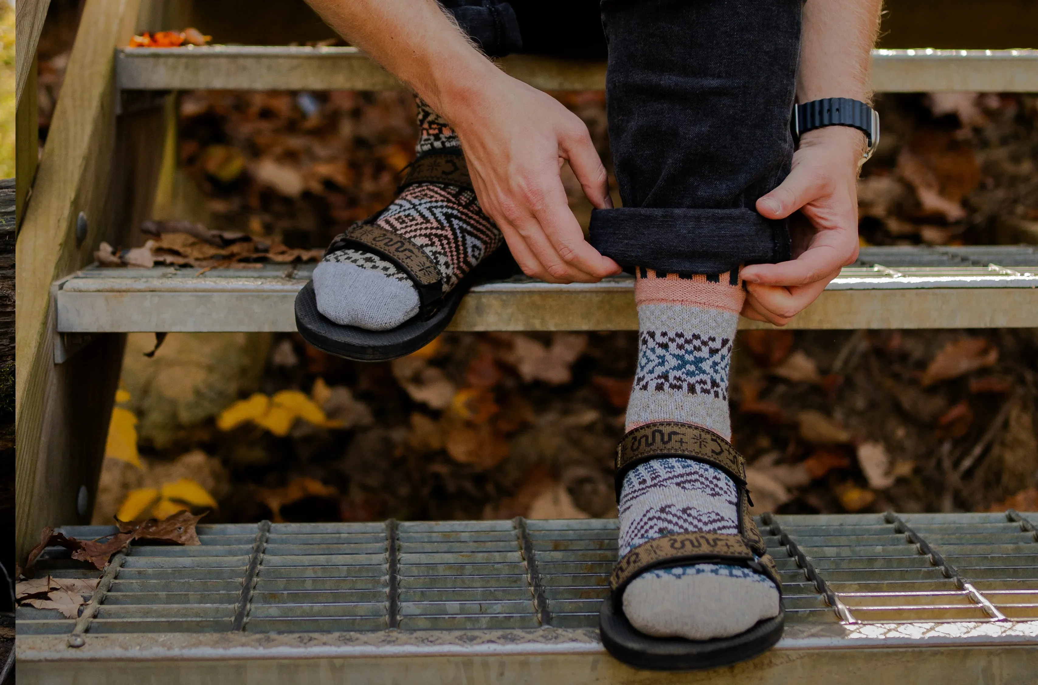 Madrona Recycled Wool Mix Crew Socks