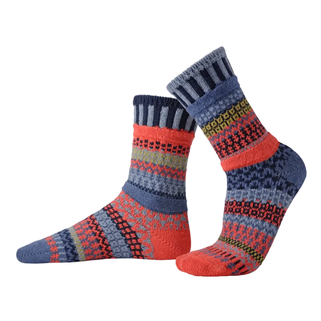 Masala Recycled Cotton Crew Socks