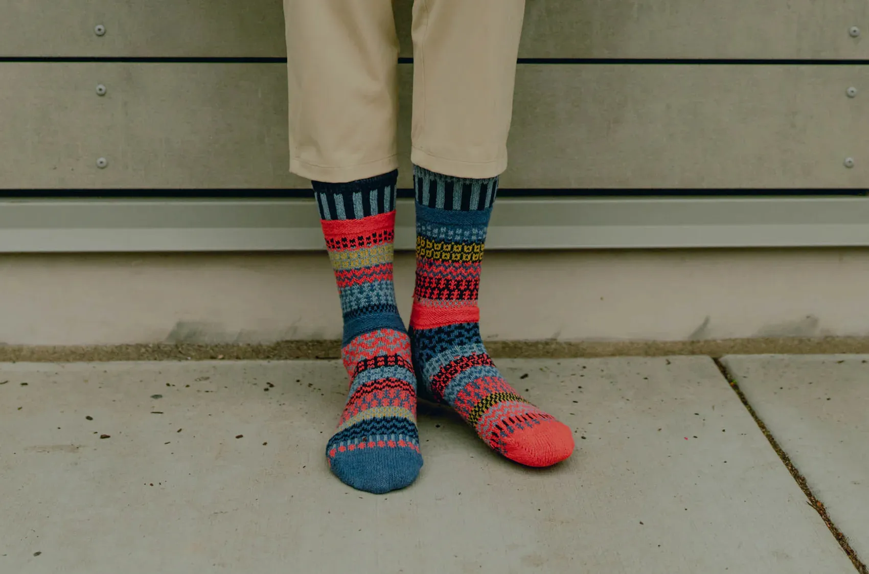 Masala Recycled Cotton Crew Socks