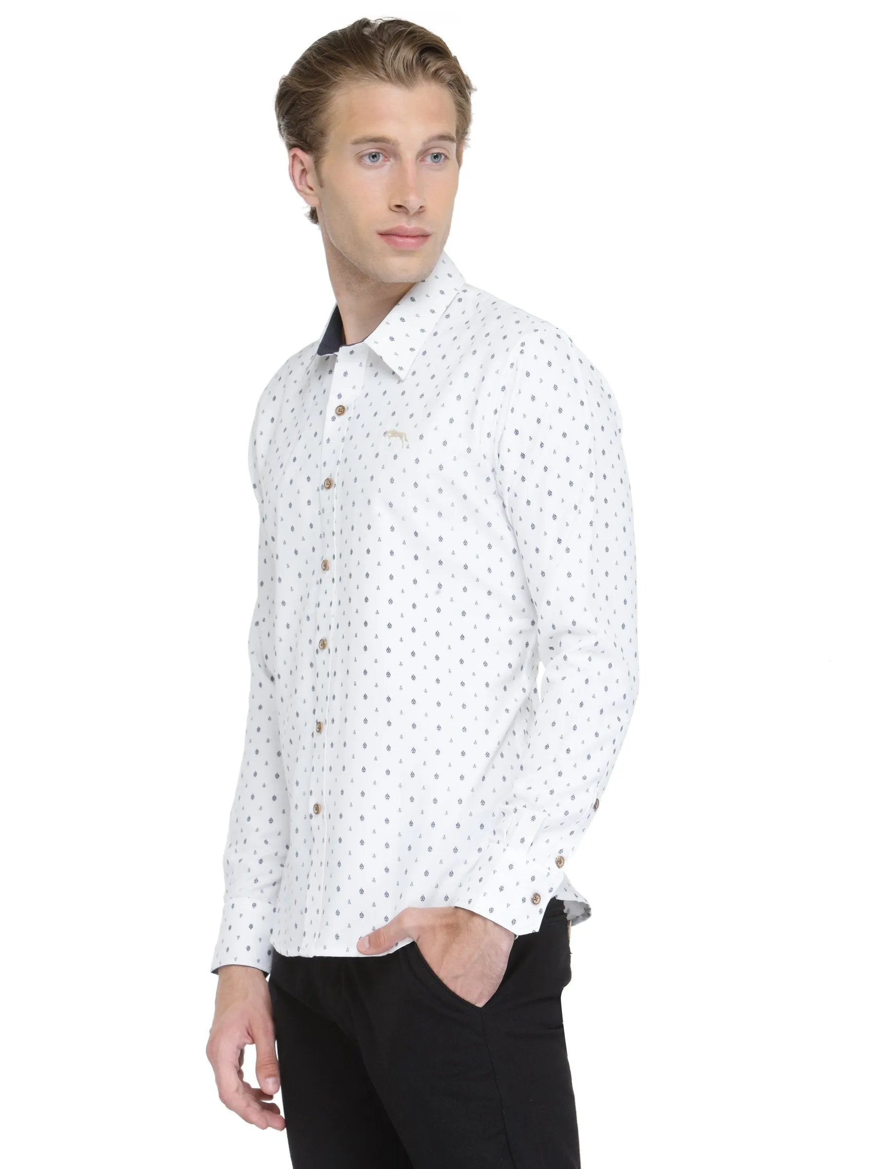 Men Full Sleeve Printed Shirt