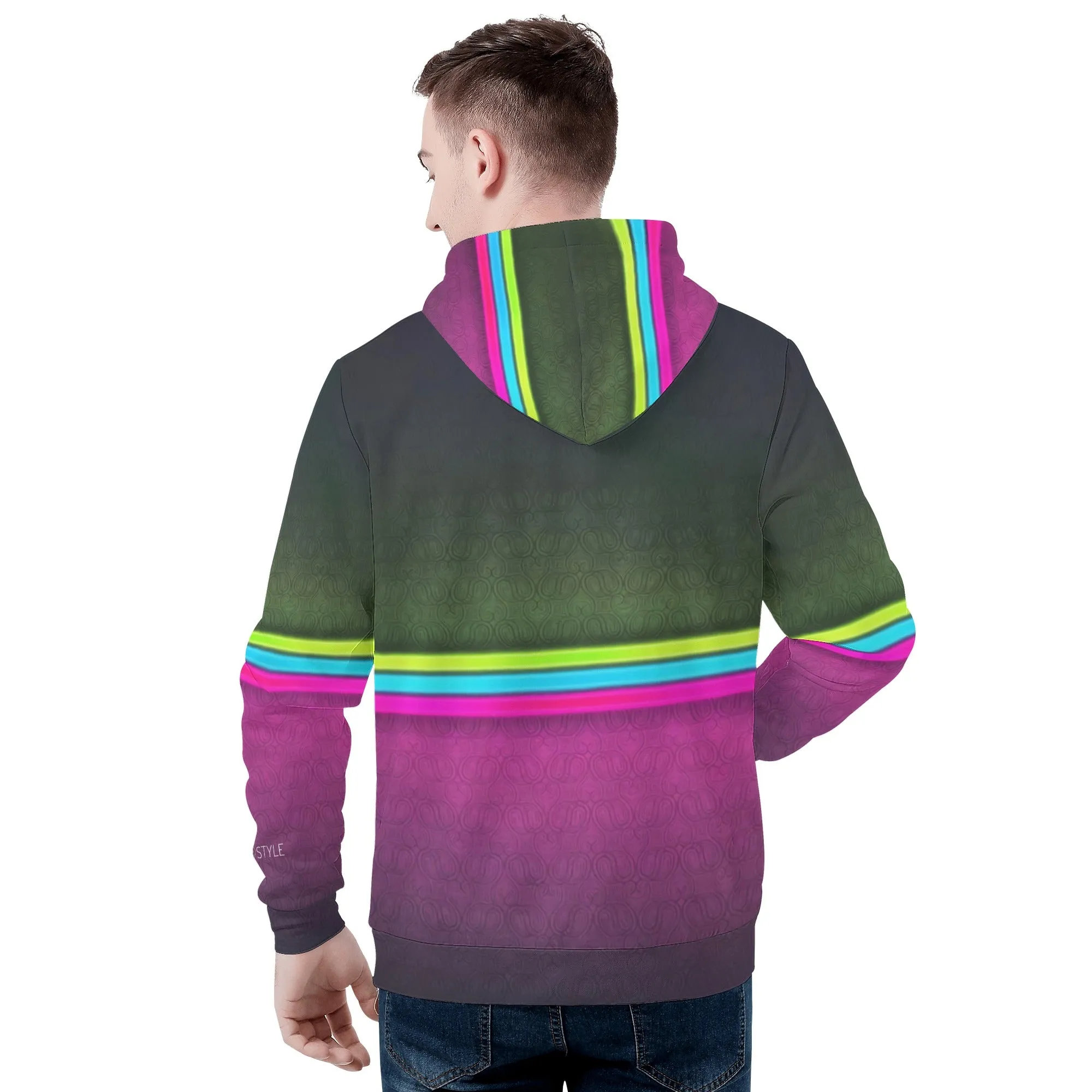 Mens Cozy Comfortable Grass Hoodie