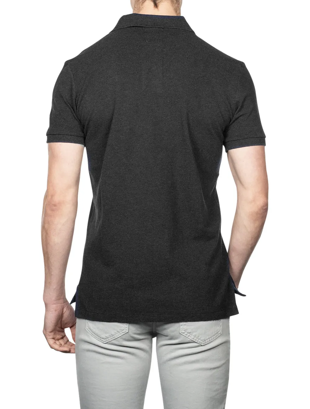 Mesh Polo Shirt Black