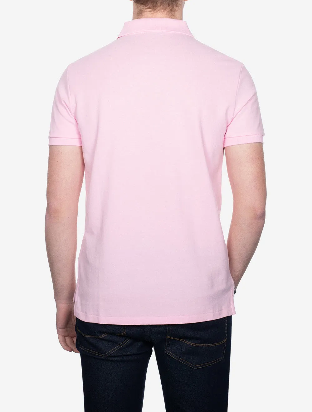 Mesh Polo Shirt Carmel Pink