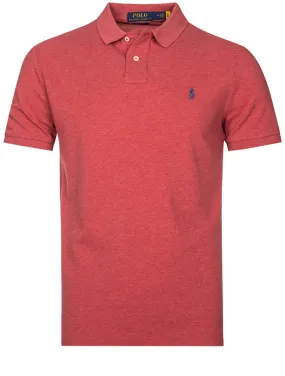 Mesh Polo Shirt Venetian Red