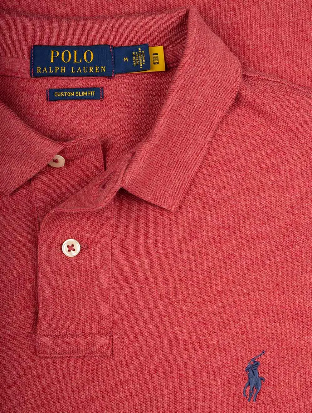 Mesh Polo Shirt Venetian Red