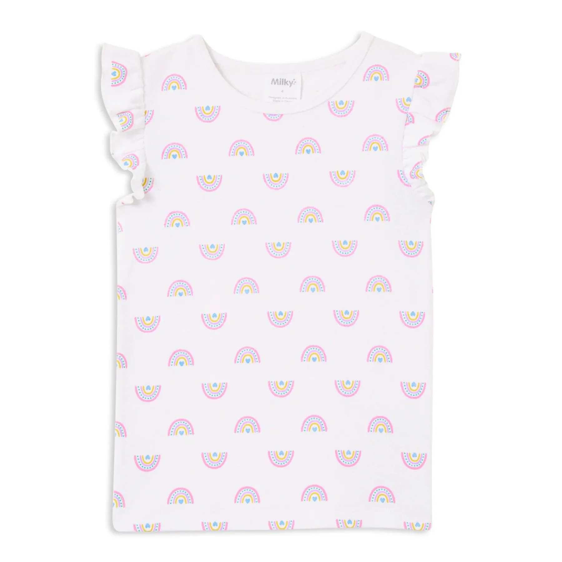 MILKY RAINBOWS RIB TEE