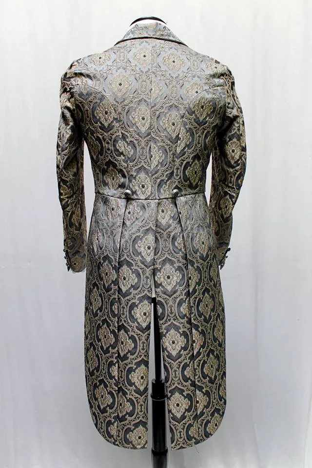 MONTE CRISTO TAILCOAT - BLUE BROCADE