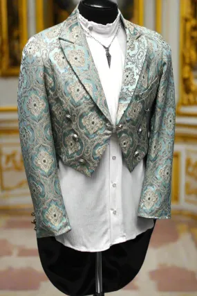 MONTE CRISTO TAILCOAT - GREEN BROCADE