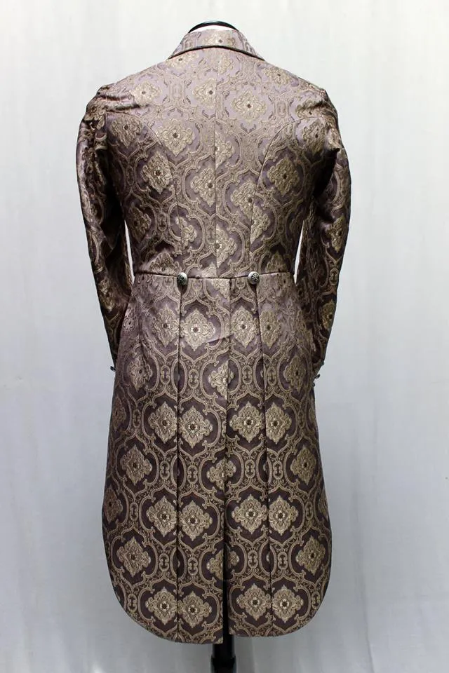 MONTE CRISTO TAILCOAT - PURPLE BROCADE