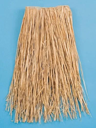 Natural Raffia Grass Hula Skirt 31x28in