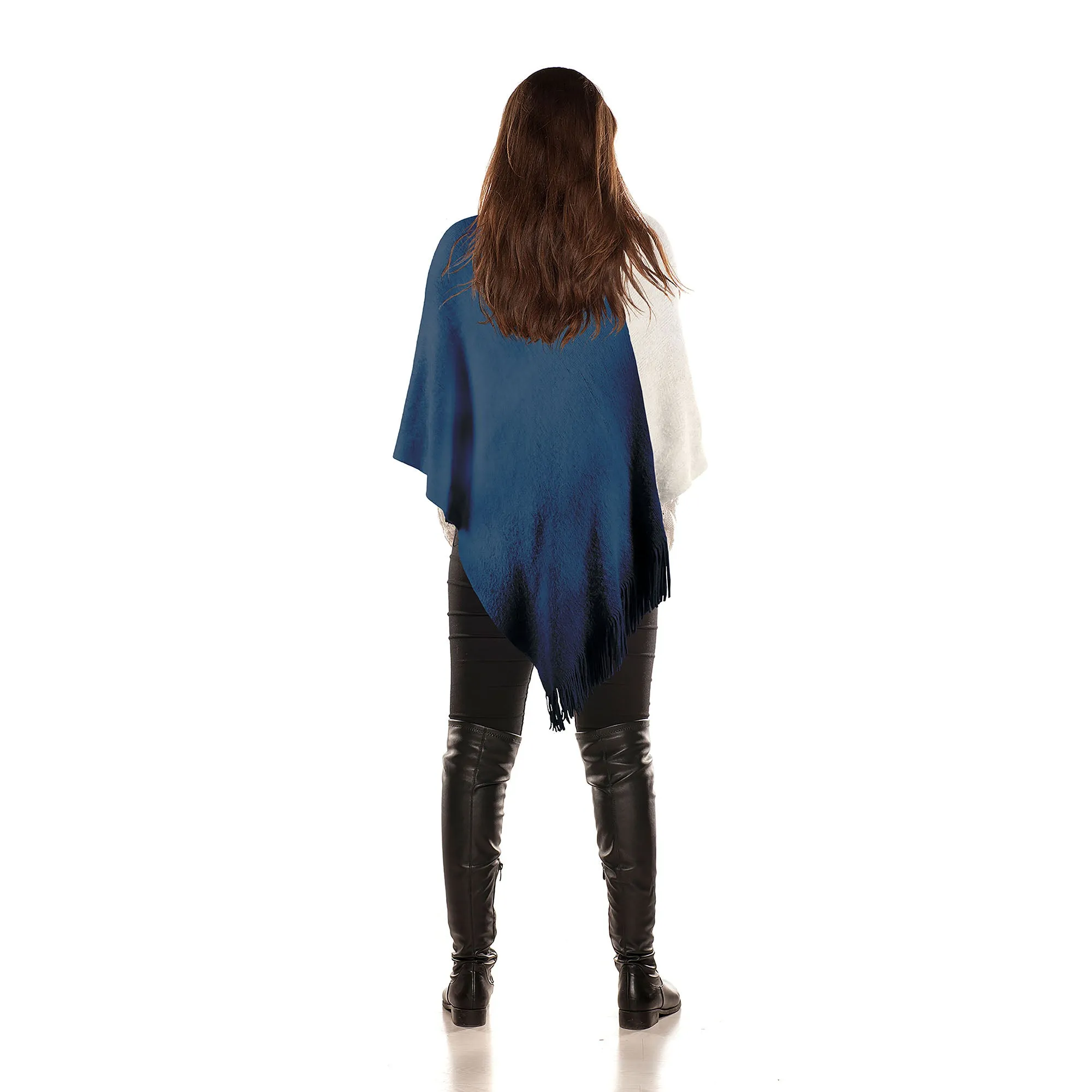 New England Patriots Dip Dye Poncho