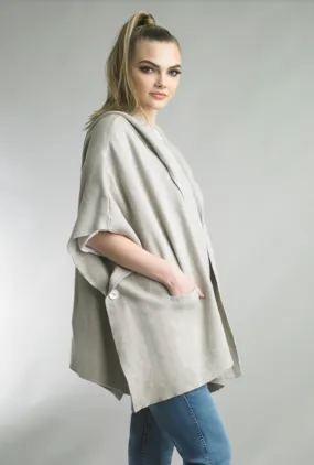 Open Poncho Cardigan