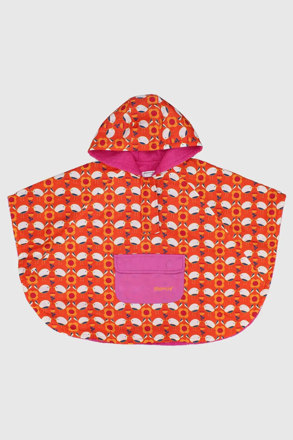 Orange Poncho Towel