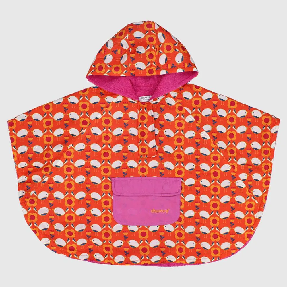 Orange Poncho Towel