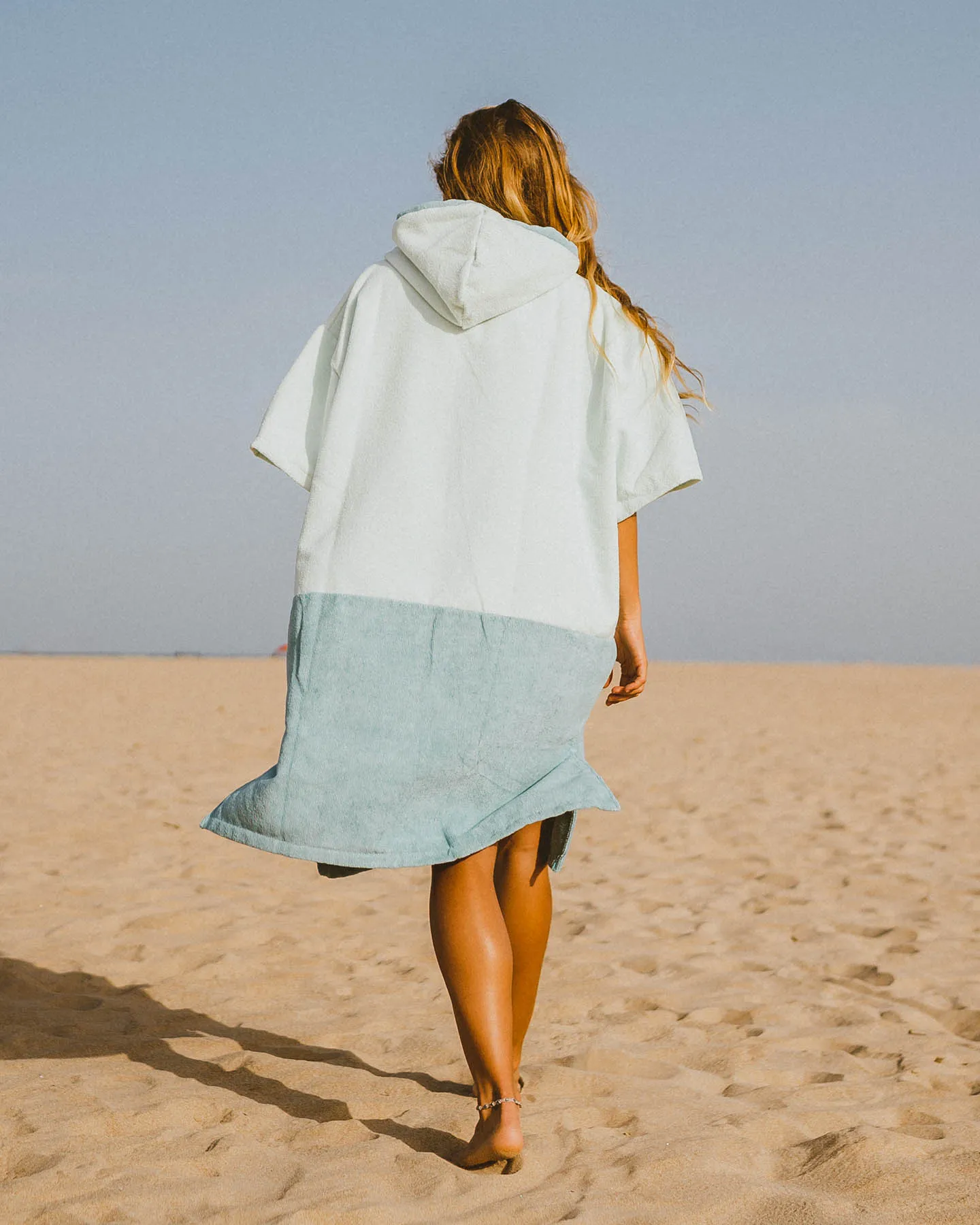 Original Poncho Towel Changing Robe - Seafoam Green / Turquoise Teal