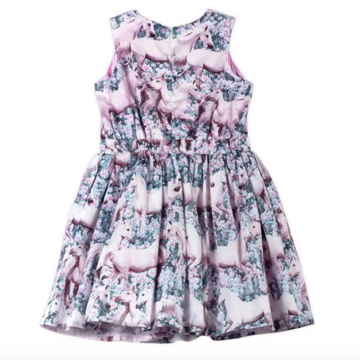 Paper Wings Dream Field Gathered Girls Dress