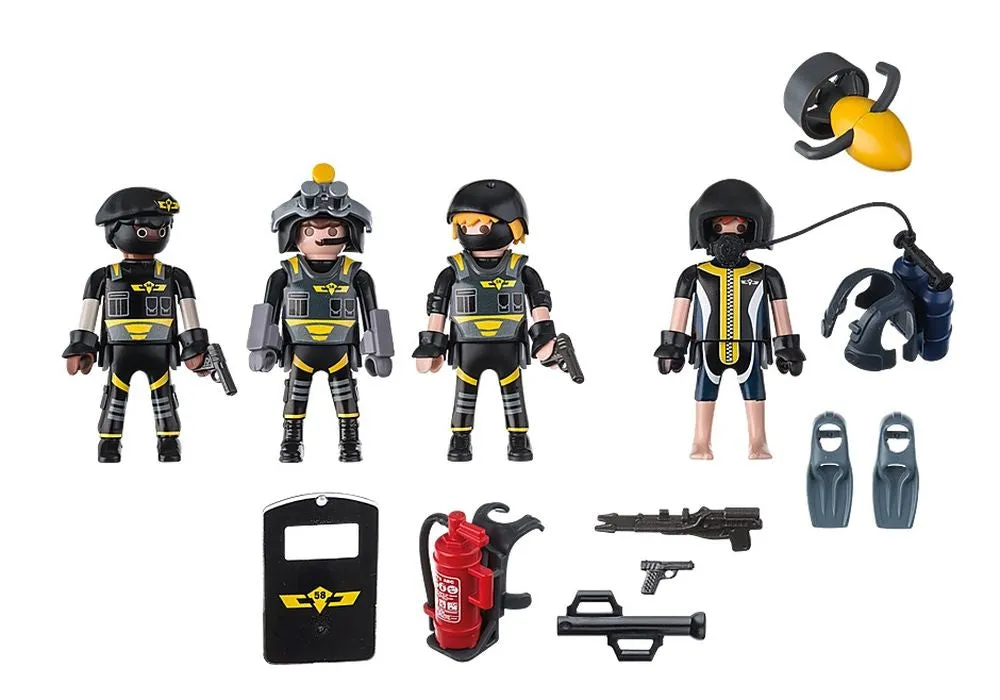 Playmobil 9365 City Action Tactical Unit Team