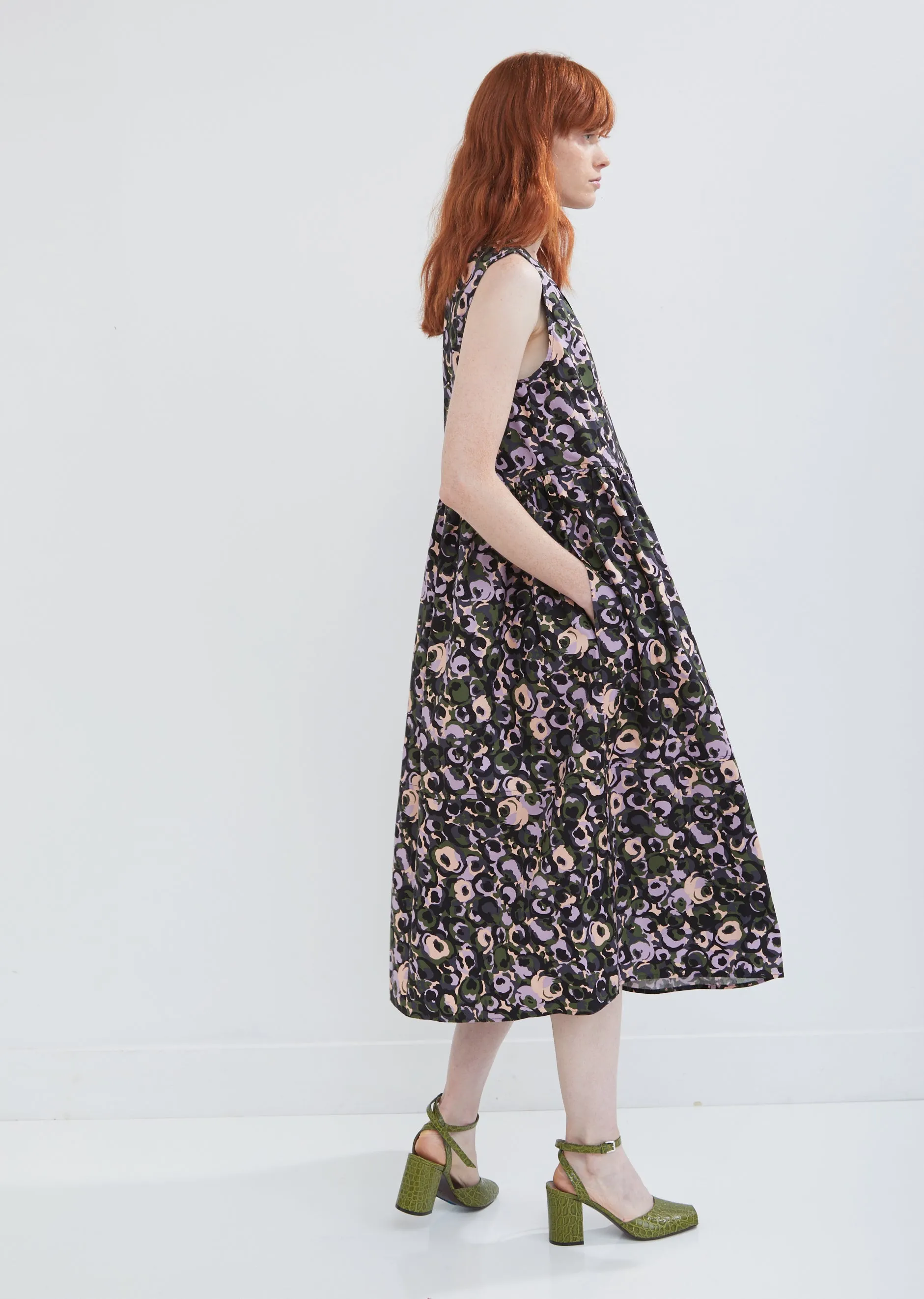 Poplin Floral Dress