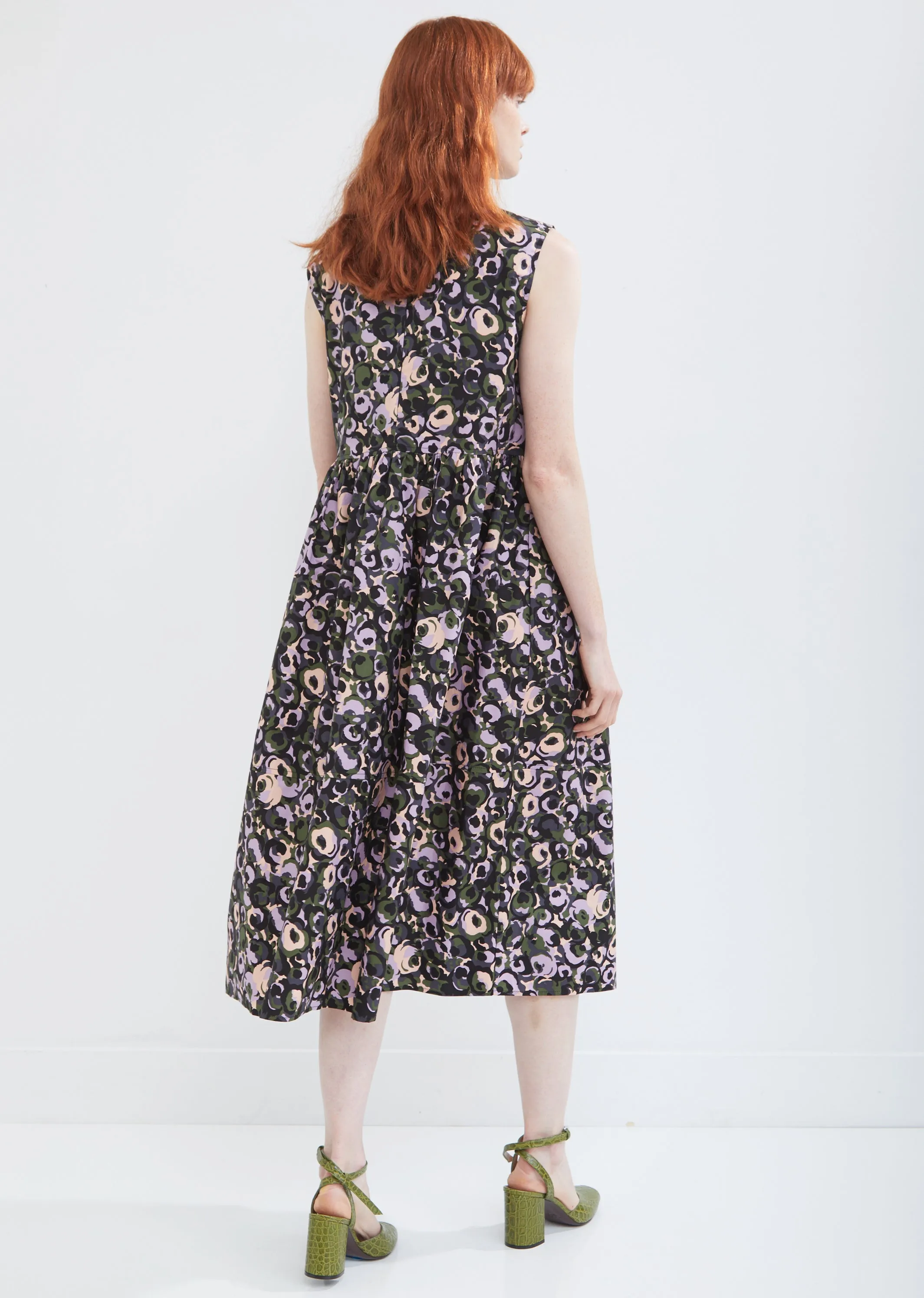 Poplin Floral Dress