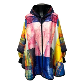 Printed Poncho Dawn Light