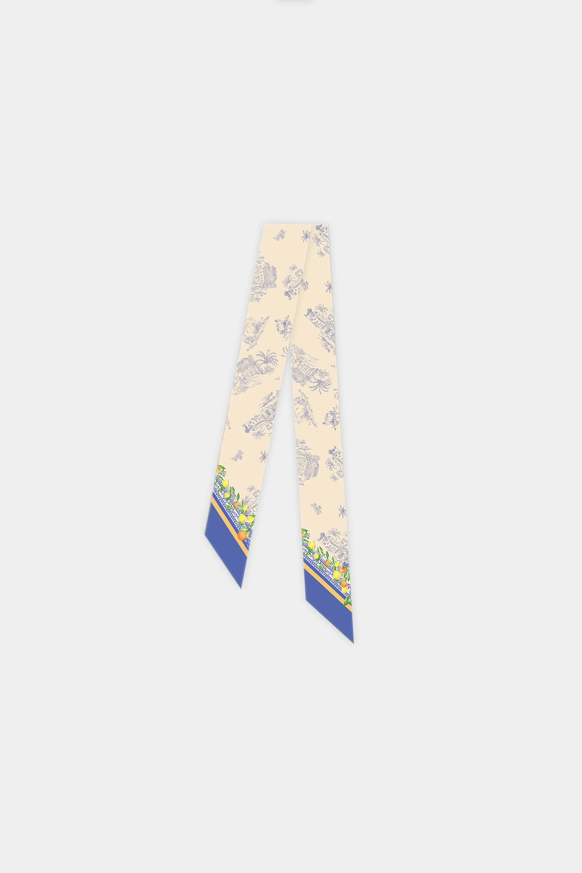 Recycled Signature Print Twilly Scarf